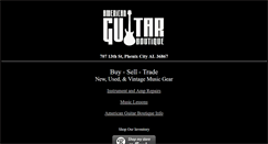 Desktop Screenshot of americanguitarboutique.com